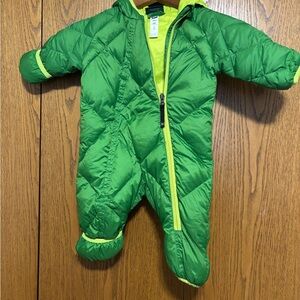 Green Quilted Kids One Piece